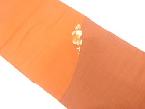 花模様織り出し　袋帯